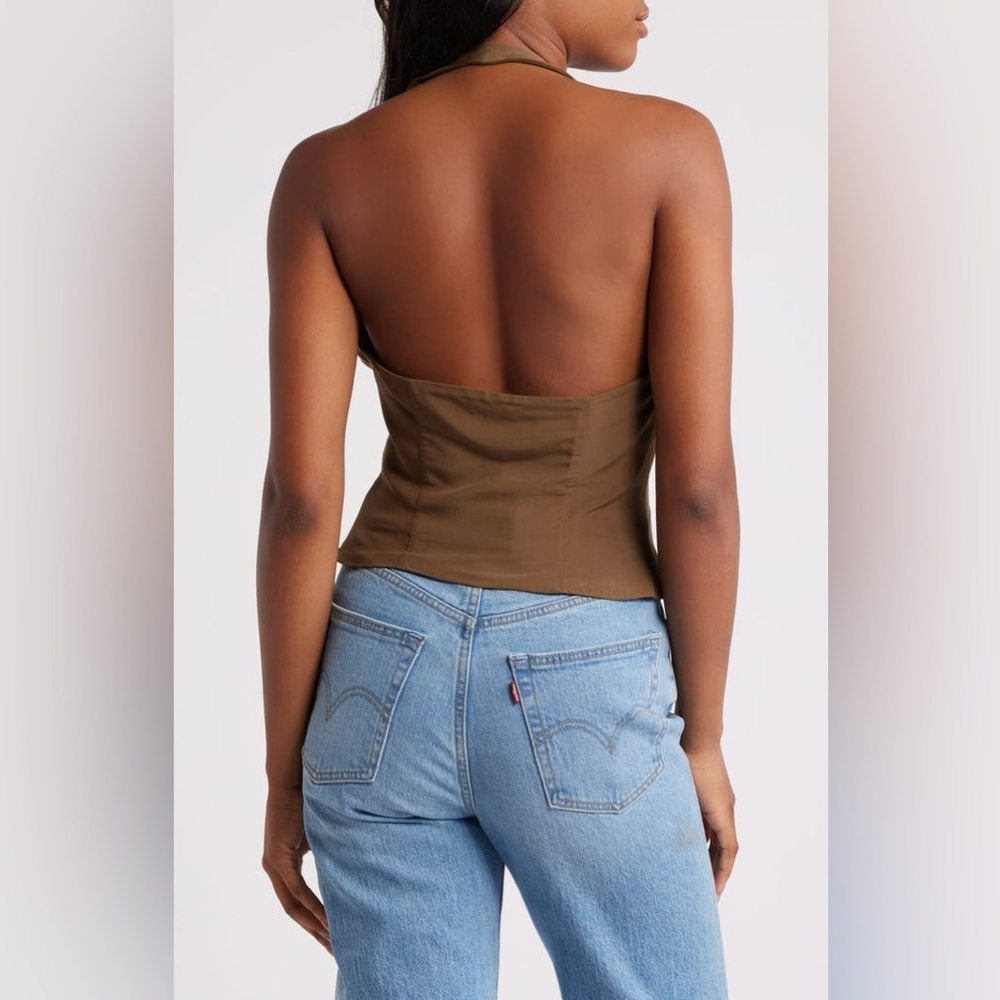 Open Front Halter Top
Mistress Rocks Size M - Green - Picture 8 of 11